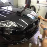 2013 Jaguar XKR Invisible Shield Bra for rock chips damage XPEL paint protection film