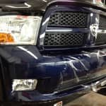 Best film and superior installation review for clear inbisible bra paint protection film St. Louis Area on Dodge 1500 truck