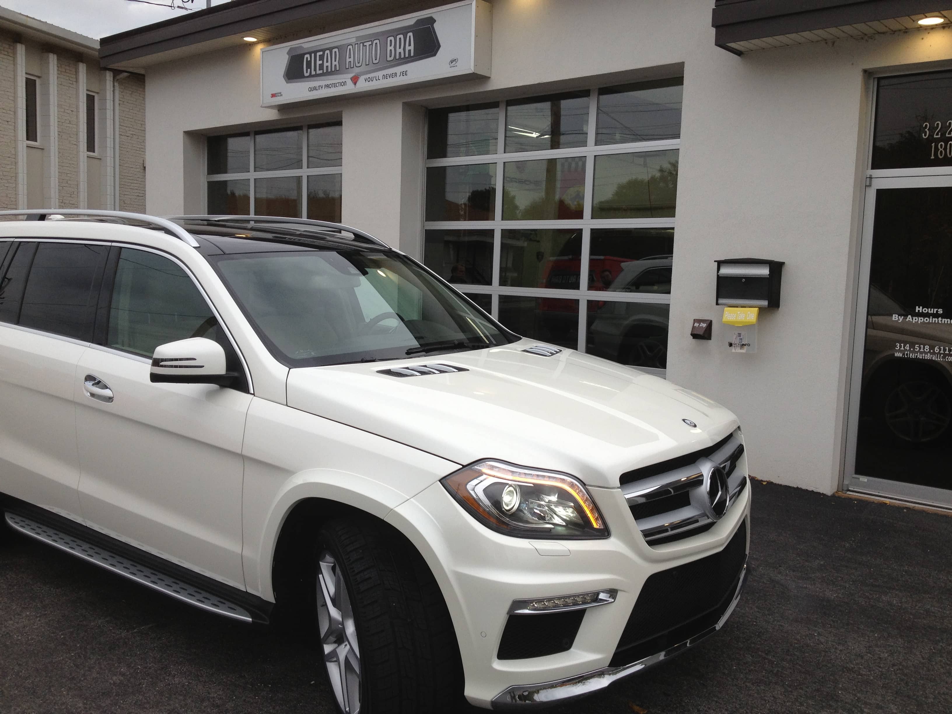 2013 Mercedes GL550 and 2013 Mercedes CLS550 invisible shield St. Louis paint protection film