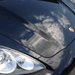 2013 Porsche Panamera - clear advantage of using Clear Auto Bra for rock chips damage XPEL paint protection film