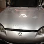 2002 and 2009 Mazda Miata MX-5 automotive paint protective film shield St. Louis St. Peters XPel and Scotchgard
