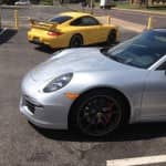 Aero package Porsche 991 paint protection film and window tint St. Louis