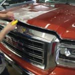 St. Louis GMC truck rock chip and bug clear bra protection with Xpel