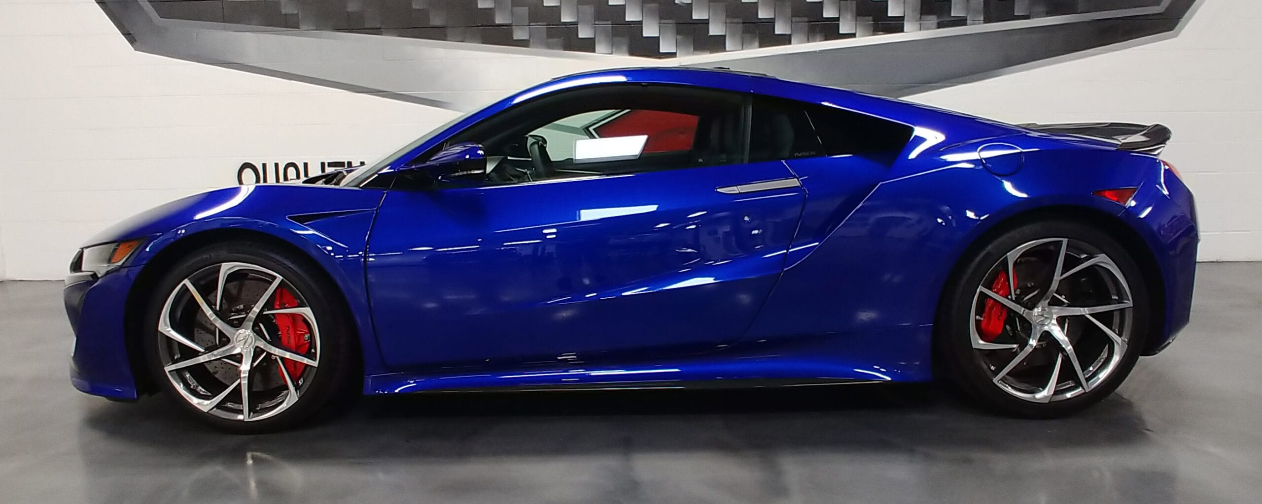 Blue Acura NSX